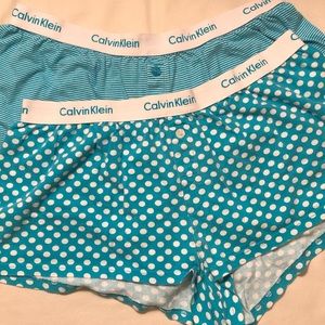 Set of 2 Calvin Klein Sleep Shorts!